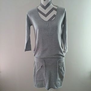 Athleta gray knit dress size XS
